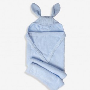 מגבת לתינוקות ולפעוטות מיננה תכלת בהיר מגבת לתינוקות ולפעוטות מיננה תכלת בהיר